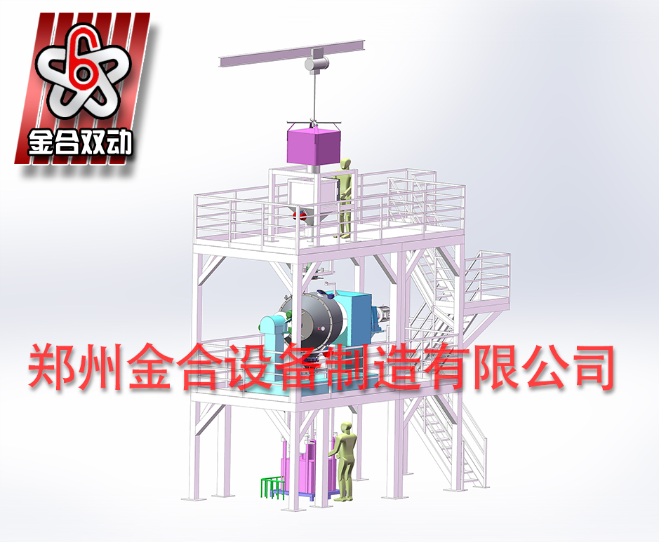 JHL-3000雙運動混合機自動化混合生產線
